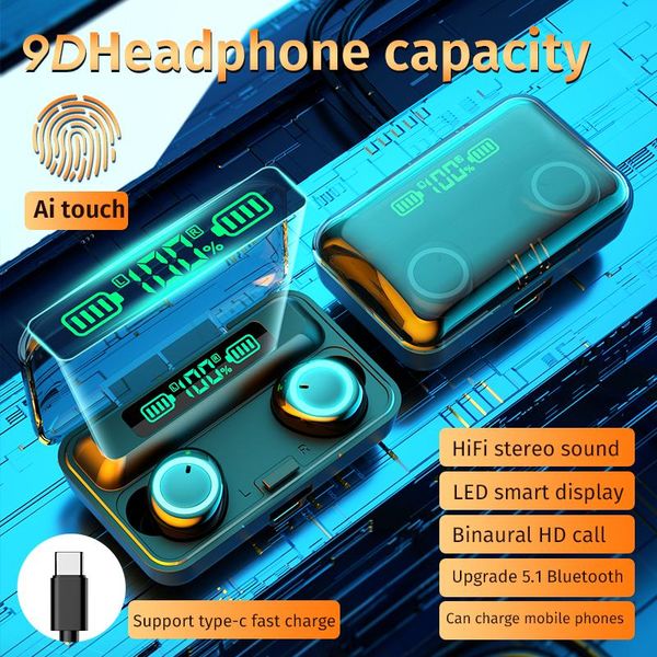 f9-3 wireless earphones 5.0 tws headphones noise canceling stereo earbuds headset with 1200mah led power display &
f9-3 wireless earphones 5.0 tws headphones noise canceling stereo earbuds headset with 1200mah led power display &