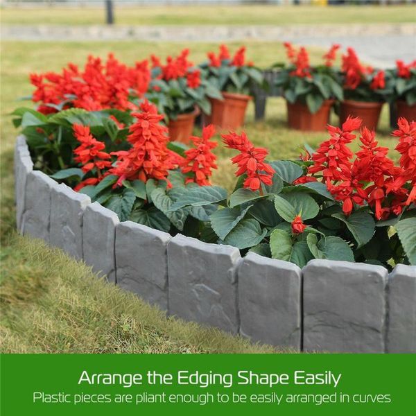 fencing, trellis & gates 20pcs/set plastic imitation stone garden fence easy assemble gray style insert ground type fences for decor
fencing, trellis & gates 20pcs/set plastic imitation stone garden fence easy assemble gray style insert ground type fences for decor