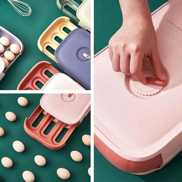storage bottles & jars drawer type egg box with lid refrigerator capacity large tray finishing kitchen thickened organizer v0b0
storage bottles & jars drawer type egg box with lid refrigerator capacity large tray finishing kitchen thickened organizer v0b0