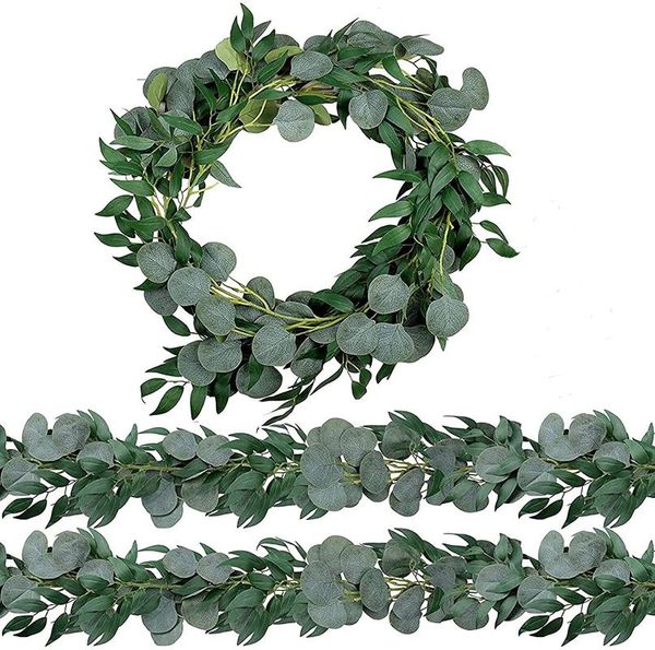 decorative flowers & wreaths huadodo 3pack 6.5 feet artificial silver dollar eucalyptus leaves garland with willow vine greenery for wedding
decorative flowers & wreaths huadodo 3pack 6.5 feet artificial silver dollar eucalyptus leaves garland with willow vine greenery for wedding