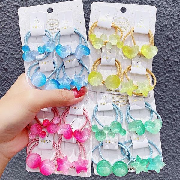 8pcs/set girls cute colorful heart star elastic hair bands children ponytail holder sweet scrunchie fashion accessories1, Slivery;white
8pcs/set girls cute colorful heart star elastic hair bands children ponytail holder sweet scrunchie fashion accessories1, Slivery;white
