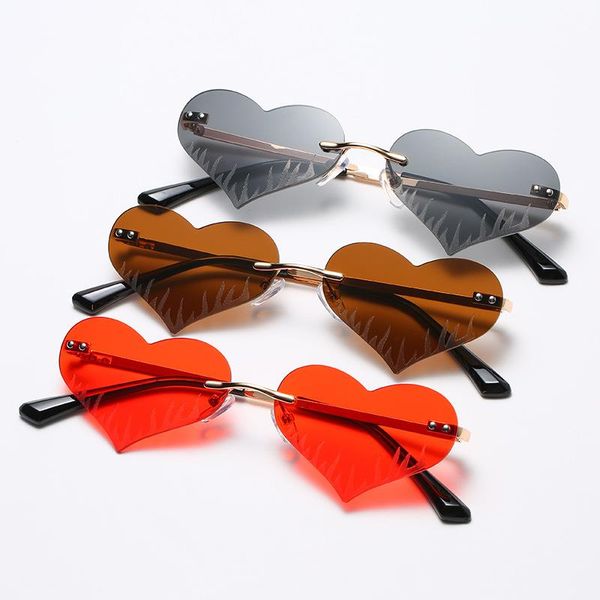 frameless heart rimless ocean lens sunglasses women dance sun glasses eyewears shades, White;black
frameless heart rimless ocean lens sunglasses women dance sun glasses eyewears shades, White;black