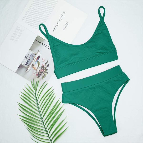 new female swimsuit high waist bikini 2021 women swimwear two-pieces bikini set bather ribbed bathing suit swim k2375
new female swimsuit high waist bikini 2021 women swimwear two-pieces bikini set bather ribbed bathing suit swim k2375