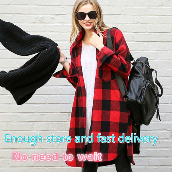 women's blouses & shirts autumn arrival long flannel plaid shirt women plus size button up sleeve casual loose cotton blouse, White
women's blouses & shirts autumn arrival long flannel plaid shirt women plus size button up sleeve casual loose cotton blouse, White