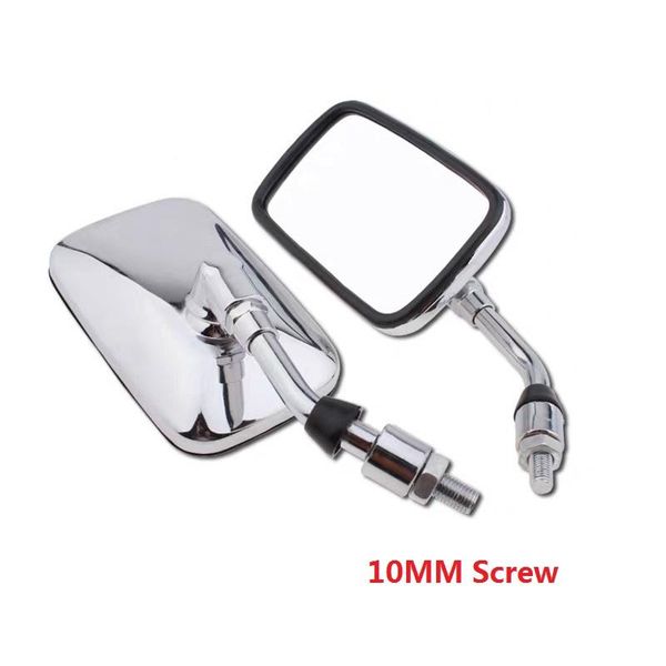 motorcycle mirrors mirror 360° rotated adjust plating back view moped side 10mm silver
motorcycle mirrors mirror 360° rotated adjust plating back view moped side 10mm silver