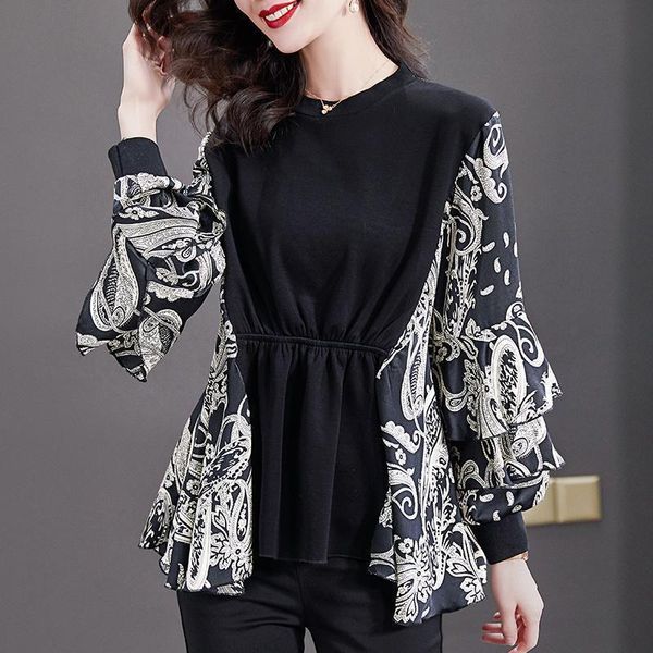 women's blouses & shirts xej elegant for women spring 2021 clothing tunic transparent chiffon blouse lantem sleeve retro clothes, White
women's blouses & shirts xej elegant for women spring 2021 clothing tunic transparent chiffon blouse lantem sleeve retro clothes, White