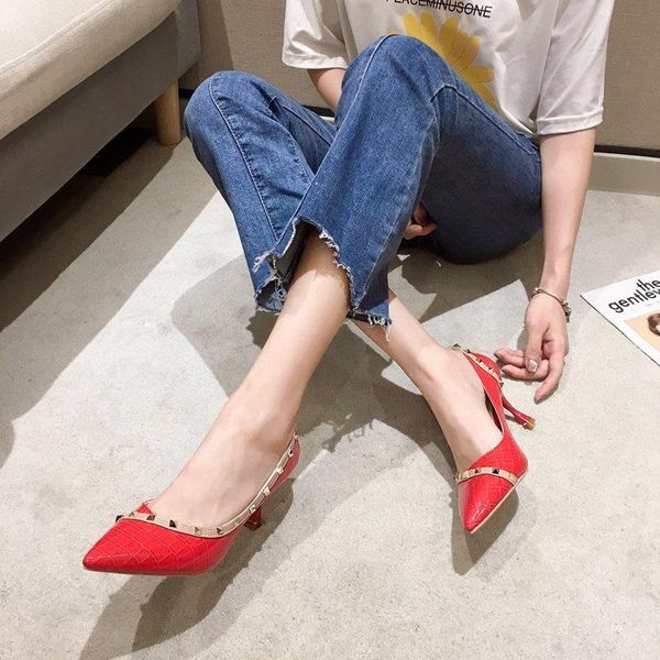 dress shoes high heels women rivet pointed toe pumps party stiletto summer shallow thin zapatos mujer 2021, Black
dress shoes high heels women rivet pointed toe pumps party stiletto summer shallow thin zapatos mujer 2021, Black