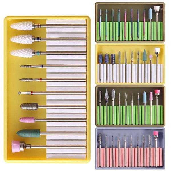 10pcs ceramic nail drill bits grinding polishing head cleaning brush set tool & accessories1
10pcs ceramic nail drill bits grinding polishing head cleaning brush set tool & accessories1