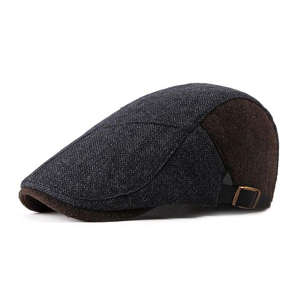 beret cap women men vintage british style adjustable sunshade woolen peaked hat outdoor headwear apparel accessories hats, Black;white
beret cap women men vintage british style adjustable sunshade woolen peaked hat outdoor headwear apparel accessories hats, Black;white