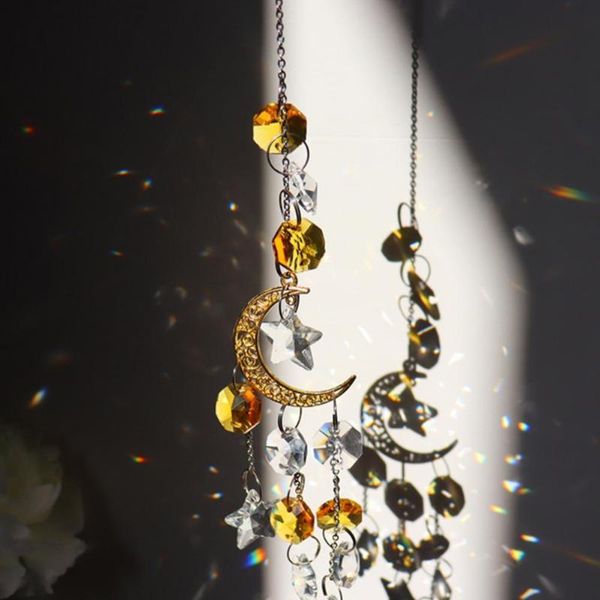 decorative objects & figurines hanging pendant delicate faux crystal attractive star moon windchime sun catcher for living room wall balcony
decorative objects & figurines hanging pendant delicate faux crystal attractive star moon windchime sun catcher for living room wall balcony