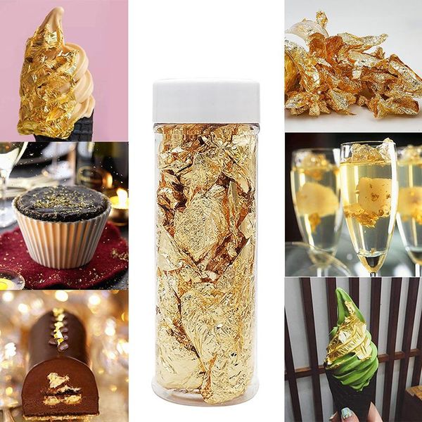 other arts and crafts 1pcs edible grade genuine gold leaf schabin flakes 2g 3g 24k decorative dishes chef art cake decorating tools chocolat
other arts and crafts 1pcs edible grade genuine gold leaf schabin flakes 2g 3g 24k decorative dishes chef art cake decorating tools chocolat