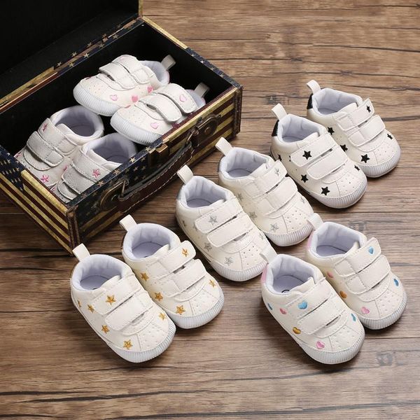 first walkers toddler soft shoes flat baby sneakers leather pure white lovely star embroidery fashion comfortable shl051
first walkers toddler soft shoes flat baby sneakers leather pure white lovely star embroidery fashion comfortable shl051
