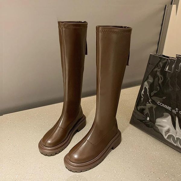 boots 2021 casual women beige brown low heels knee thigh high soft leather platform cowboy winter designer punk long, Black
boots 2021 casual women beige brown low heels knee thigh high soft leather platform cowboy winter designer punk long, Black