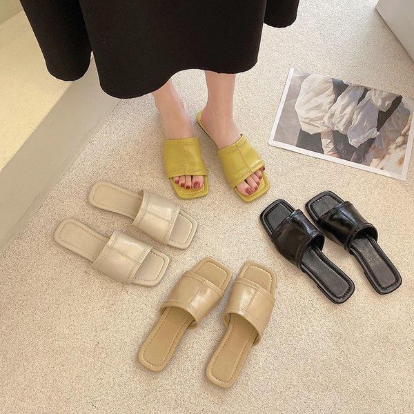 female shoes womens slippers outdoor luxury slides 2021 designer massage flat soft summer basic rome casual fashion concise pu, Black
female shoes womens slippers outdoor luxury slides 2021 designer massage flat soft summer basic rome casual fashion concise pu, Black
