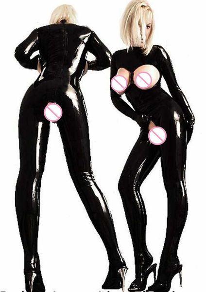 Sexy Women Catsuit Open Bust Bodysuit Cat Ladies Costume Open Crotch PVC Latex Catsuit Tight Fitting Jumpsuits Club Dance Wear
Sexy Women Catsuit Open Bust Bodysuit Cat Ladies Costume Open Crotch PVC Latex Catsuit Tight Fitting Jumpsuits Club Dance Wear