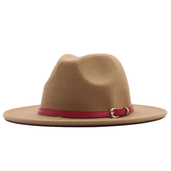wide brim hats fedora hat women band belt classic black white felted men formal panama solid color felt winter women's, Blue;gray
wide brim hats fedora hat women band belt classic black white felted men formal panama solid color felt winter women's, Blue;gray