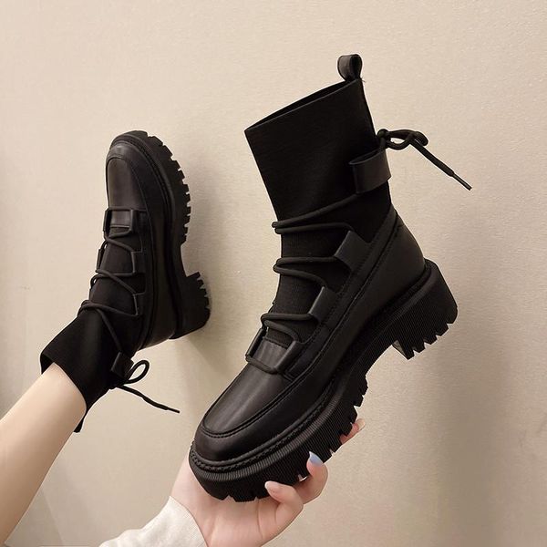 boots shoes med heel lace up round toe boots-women ladies ankle autumn rock lolita 2021 lace-up basic pvc fabric solid cross-tie, Black
boots shoes med heel lace up round toe boots-women ladies ankle autumn rock lolita 2021 lace-up basic pvc fabric solid cross-tie, Black