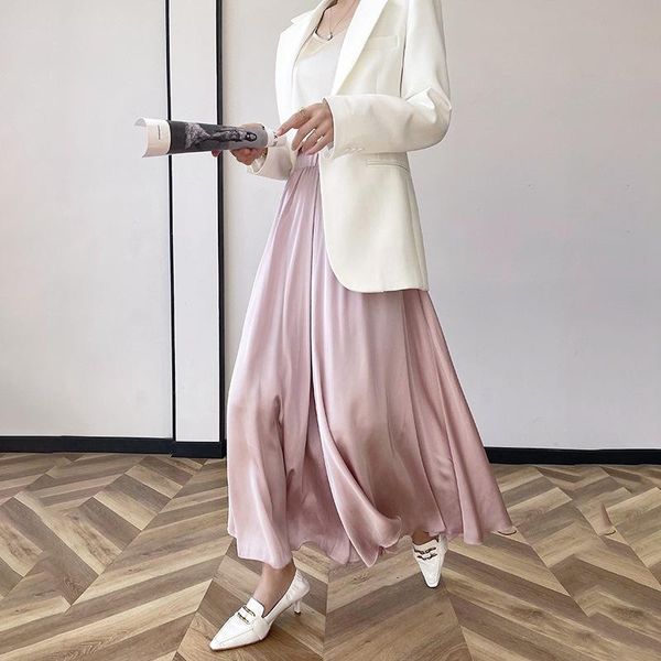 women's pants & capris silk trouser skirt female mulberry solid-colored trousers casually loose-fitting satin outside wearing wide-legg, Black;white
women's pants & capris silk trouser skirt female mulberry solid-colored trousers casually loose-fitting satin outside wearing wide-legg, Black;white