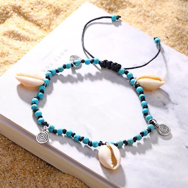 anklets en bohemia summer beach shell beaded anklet women adjustable hand pendant green beads jewelry wholesale, Red;blue
anklets en bohemia summer beach shell beaded anklet women adjustable hand pendant green beads jewelry wholesale, Red;blue