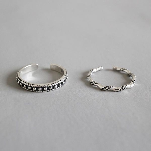 cluster rings 1pc women's authentic s925 sterling silver fine jewelry twisted / beads geometric ring open j512, Golden;silver
cluster rings 1pc women's authentic s925 sterling silver fine jewelry twisted / beads geometric ring open j512, Golden;silver