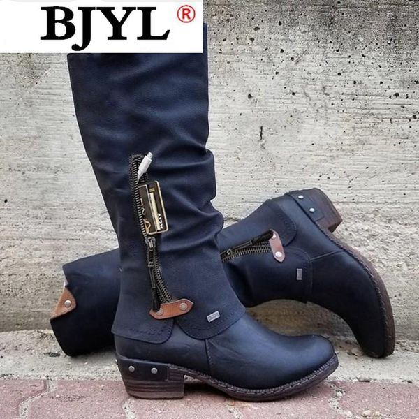 boots 2021 women's mid calf vintage british pu leather woman low heel zip sewing ladies fashion retro long women, Black
boots 2021 women's mid calf vintage british pu leather woman low heel zip sewing ladies fashion retro long women, Black