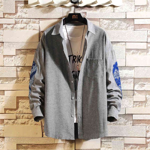 men's jackets mark spring long sleeves new flannel collar korea shirt-style shirt for solid male harajuku clothes kalm, Black;brown
men's jackets mark spring long sleeves new flannel collar korea shirt-style shirt for solid male harajuku clothes kalm, Black;brown
