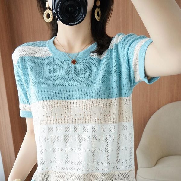 women's t-shirt lafarvie cotton women t shirt patchwork hollow out o neck short sleeve tees female for summer 2021casual knitting clot, White
women's t-shirt lafarvie cotton women t shirt patchwork hollow out o neck short sleeve tees female for summer 2021casual knitting clot, White