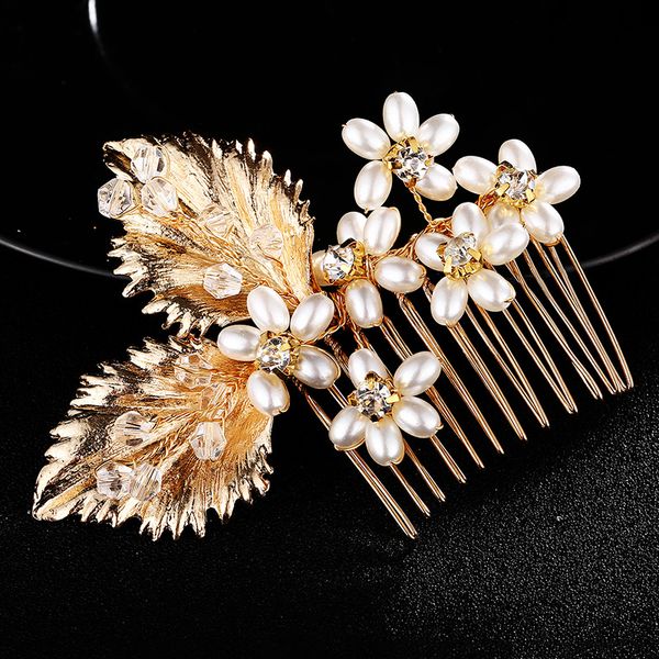 bridal hair combs silver leaves handmade pealrs jewelry shell tiaras hairpins head clips wedding hair accessories jch065, Golden;white
bridal hair combs silver leaves handmade pealrs jewelry shell tiaras hairpins head clips wedding hair accessories jch065, Golden;white