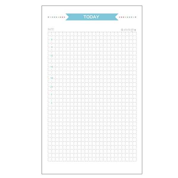 notepads 40 sheets a6 size 6-hole paper refills for notebook planner journal dairy (grid), Purple;pink
notepads 40 sheets a6 size 6-hole paper refills for notebook planner journal dairy (grid), Purple;pink