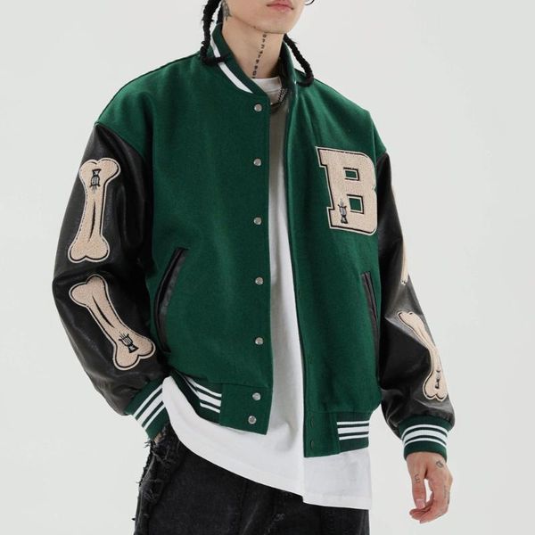 women's down & parkas yiciya 2021 jacket women winter hip hop furry bone patchwork color block jackets mens streetwear bomber baseball, Black
women's down & parkas yiciya 2021 jacket women winter hip hop furry bone patchwork color block jackets mens streetwear bomber baseball, Black