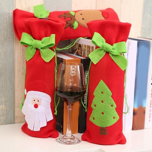 christmas decorations santa snowman deer pattern wine set xmas party gifts home champagne dinner covers bags sequins table j0k0
christmas decorations santa snowman deer pattern wine set xmas party gifts home champagne dinner covers bags sequins table j0k0