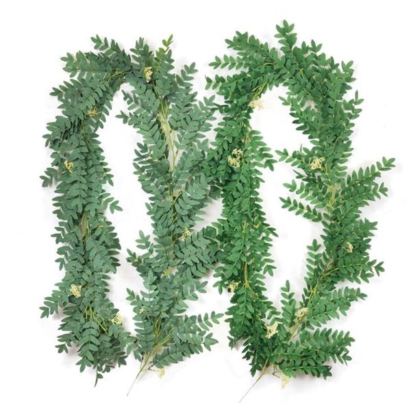 decorative flowers & wreaths 2 m simulation plant saponin leaf rattan wedding interior layout artificial vine garland diy home decoraiton gr
decorative flowers & wreaths 2 m simulation plant saponin leaf rattan wedding interior layout artificial vine garland diy home decoraiton gr