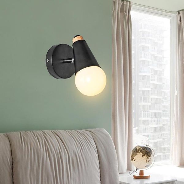 wall lamps e27 creative bedside lamp iron art and solid wood nordic bedroom living room corridor night light baking paint technology
wall lamps e27 creative bedside lamp iron art and solid wood nordic bedroom living room corridor night light baking paint technology