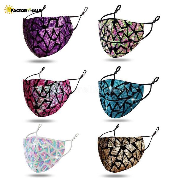 2022 3d washable reusable mask sequins fashion ice silk bling shield sun color gold elbow shiny face-masks mouth in stock ft25
2022 3d washable reusable mask sequins fashion ice silk bling shield sun color gold elbow shiny face-masks mouth in stock ft25