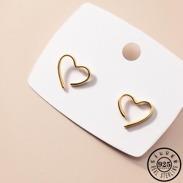 stud 925 sterling silver irregular love heart shape gold color plated studs earrings jewelry gifts for women girls, Golden;silver
stud 925 sterling silver irregular love heart shape gold color plated studs earrings jewelry gifts for women girls, Golden;silver