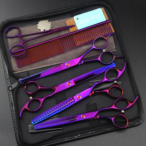 hair scissors 7 inch purple painting color round tip jp stainless steel set dog
hair scissors 7 inch purple painting color round tip jp stainless steel set dog