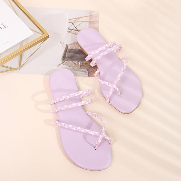 women sandals summer 2021 clip toe ladies slip on braided flat shoes woman casual female fashion sweet girls comfort sandalies, Black
women sandals summer 2021 clip toe ladies slip on braided flat shoes woman casual female fashion sweet girls comfort sandalies, Black