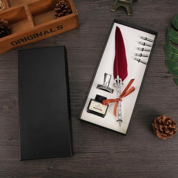 fountain pens calligraphy pen vintage retro feather dip stainless steel nibs writing ink
fountain pens calligraphy pen vintage retro feather dip stainless steel nibs writing ink