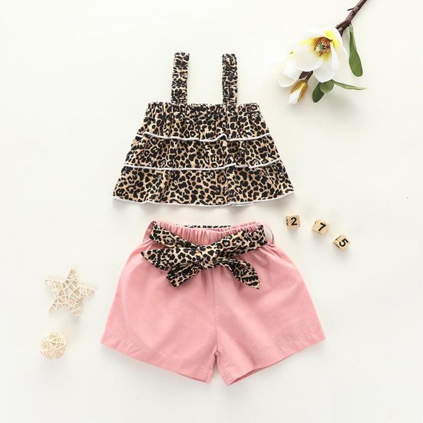 summer toddler infant kids baby girls sleeveless leopard printed suspender vest bow solid short beach party outfits set clothing sets, White
summer toddler infant kids baby girls sleeveless leopard printed suspender vest bow solid short beach party outfits set clothing sets, White