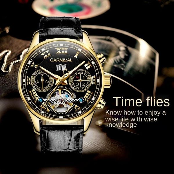 wristwatches automatic mechanical watch waterproof luminous men's multifunctional men, Slivery;brown
wristwatches automatic mechanical watch waterproof luminous men's multifunctional men, Slivery;brown