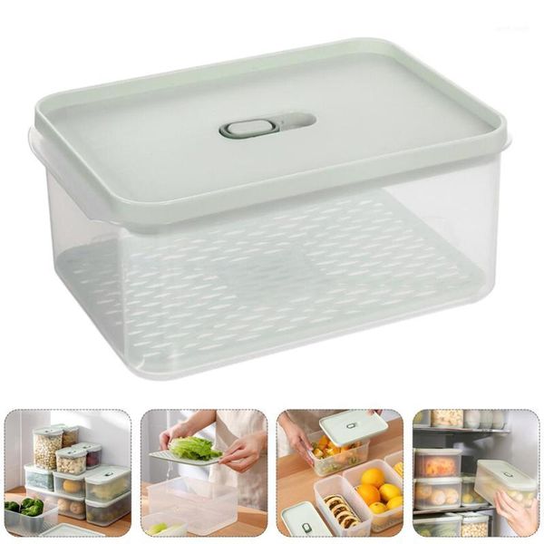 1pc 1.4l kitchen fresh box preservation storage container
1pc 1.4l kitchen fresh box preservation storage container