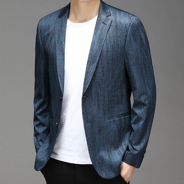men's suits & blazers 2021 spring men trend business office suit blazer slim simple party coats male casual, White;black
men's suits & blazers 2021 spring men trend business office suit blazer slim simple party coats male casual, White;black