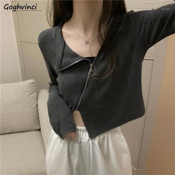 women's t-shirt long sleeve t-shirts women teens all-match inside zipper creative streetwear spring fashion casual soft korean style si, White
women's t-shirt long sleeve t-shirts women teens all-match inside zipper creative streetwear spring fashion casual soft korean style si, White