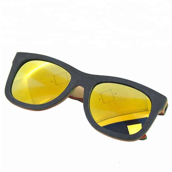 highend accessories color custom bamboo wooden uv sun glass skateboard polarized sunglass, Black
highend accessories color custom bamboo wooden uv sun glass skateboard polarized sunglass, Black
