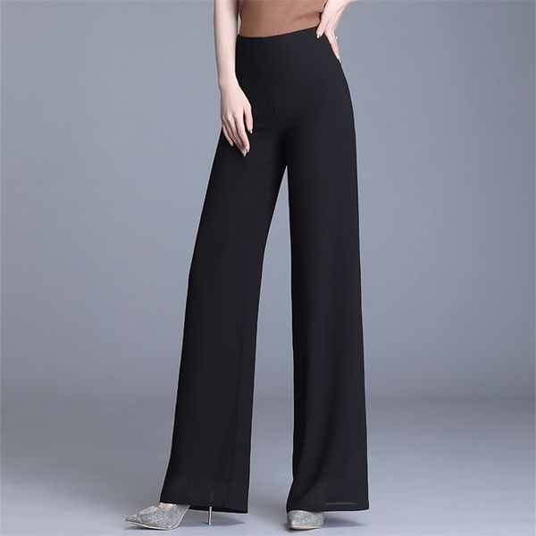 summer women chiffon pants solid color high waist wide leg casual long trousers loose korean ol work 210915, Black;white
summer women chiffon pants solid color high waist wide leg casual long trousers loose korean ol work 210915, Black;white