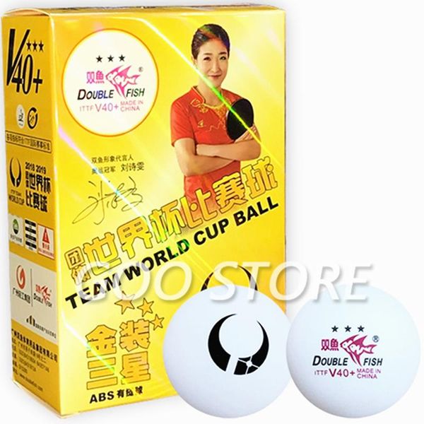 double fish table tennis ball team world cup 3-star v40+ abs material plastic poly pong balls tenis de mesa
double fish table tennis ball team world cup 3-star v40+ abs material plastic poly pong balls tenis de mesa