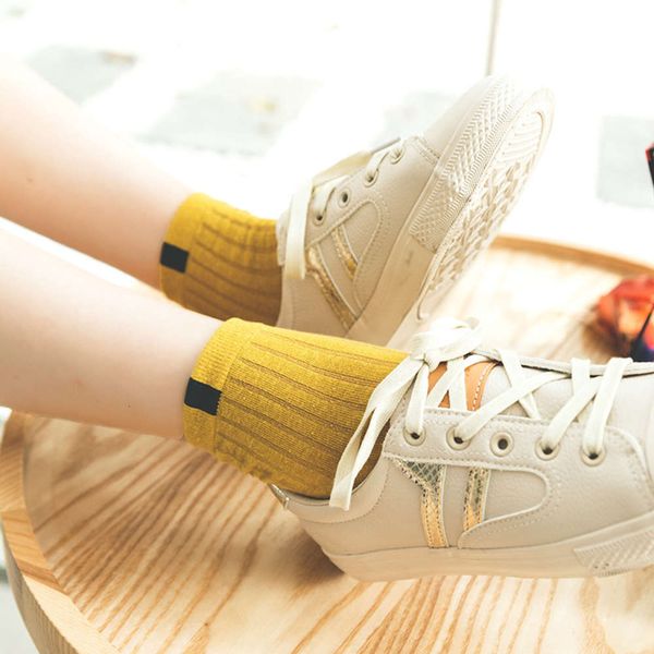 women's middle tube socks all cotton women's cute student sweat absorbing and breathable japanese, Black;white
women's middle tube socks all cotton women's cute student sweat absorbing and breathable japanese, Black;white