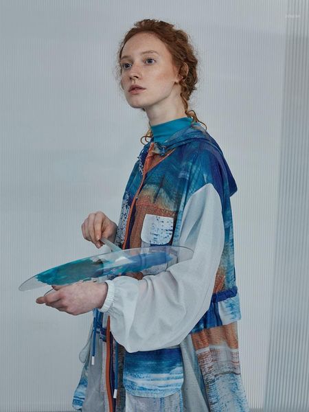 women's trench coats spring original design women elegant windbreaker streetwear casual loose novelty print hooded nylon long, Tan;black
women's trench coats spring original design women elegant windbreaker streetwear casual loose novelty print hooded nylon long, Tan;black