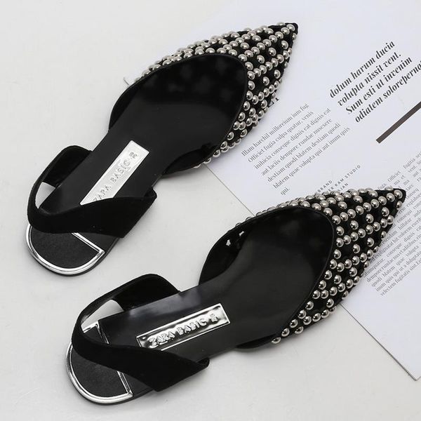sandals woman 2021 summer shoes for women pointed toe color matching hollow back flat women's zapatos de mujer, Black
sandals woman 2021 summer shoes for women pointed toe color matching hollow back flat women's zapatos de mujer, Black
