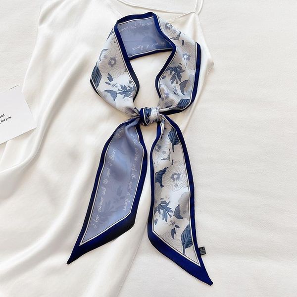 scarves fashion scarf decorative long silk women's korean printed hair band binding bag thin and narrow ribbon 278, Blue;gray
scarves fashion scarf decorative long silk women's korean printed hair band binding bag thin and narrow ribbon 278, Blue;gray